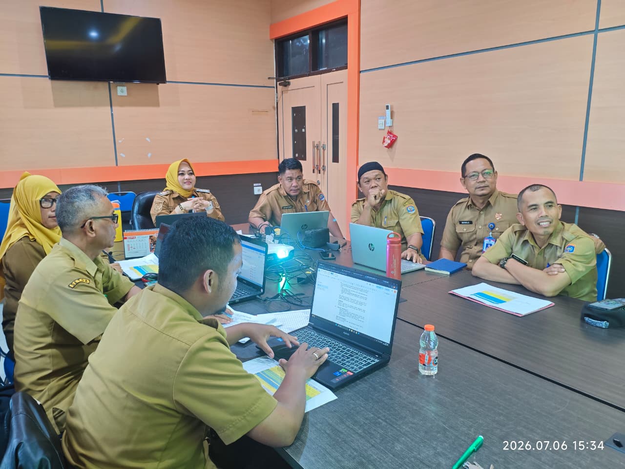 Paparan Hasil Evidence SKP Triwulan II Tahun 2026 Oleh Lurah Se Kecamatan Tarakan Utara
